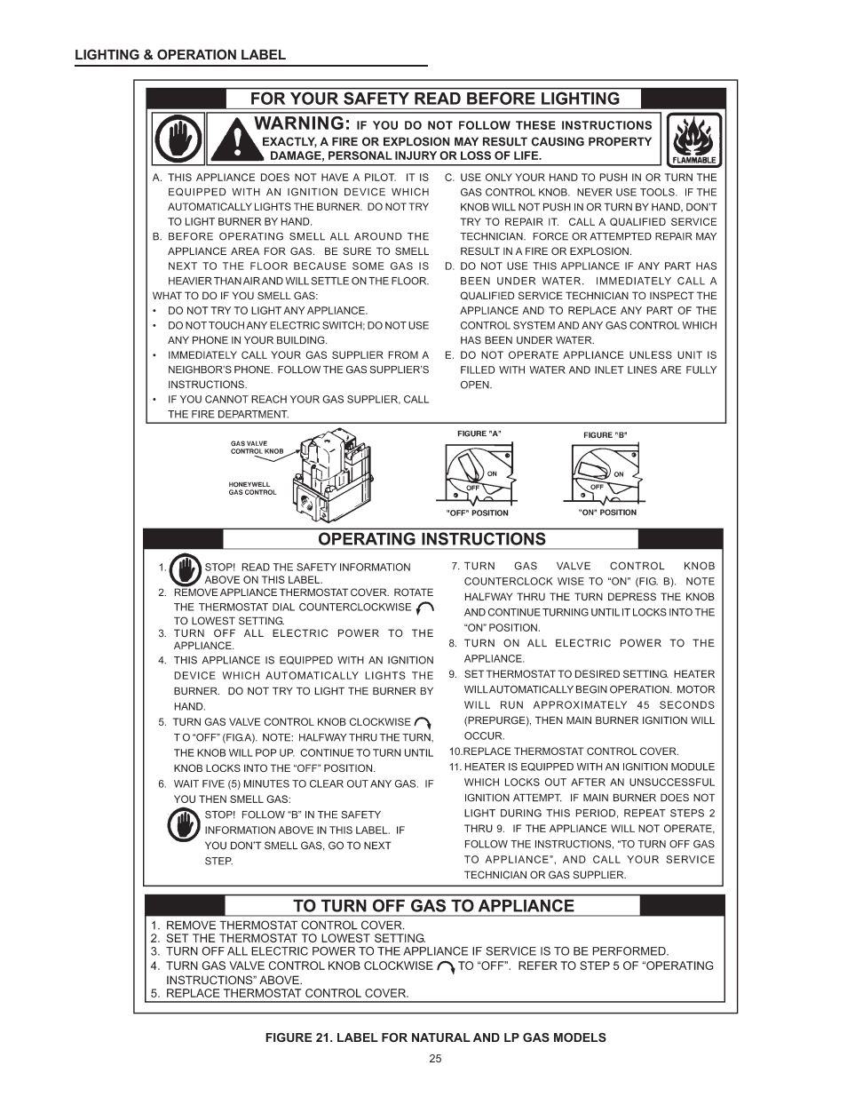 State GPG 81 370NEA User Manual | Page 25 / 56