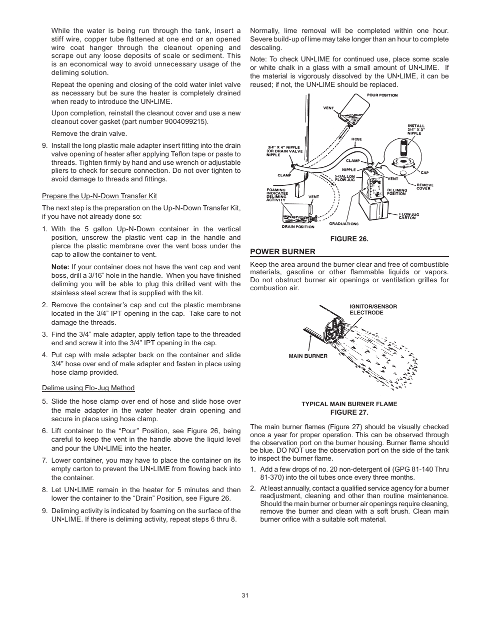 State GPG 81 370NEA User Manual | Page 31 / 56