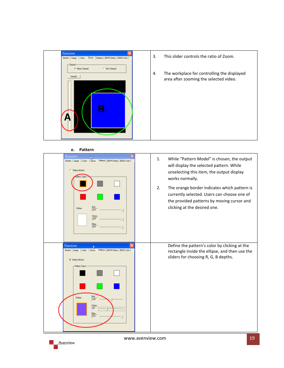 Avenview DVI-VIDEOWALL-4 User Manual | Page 19 / 29