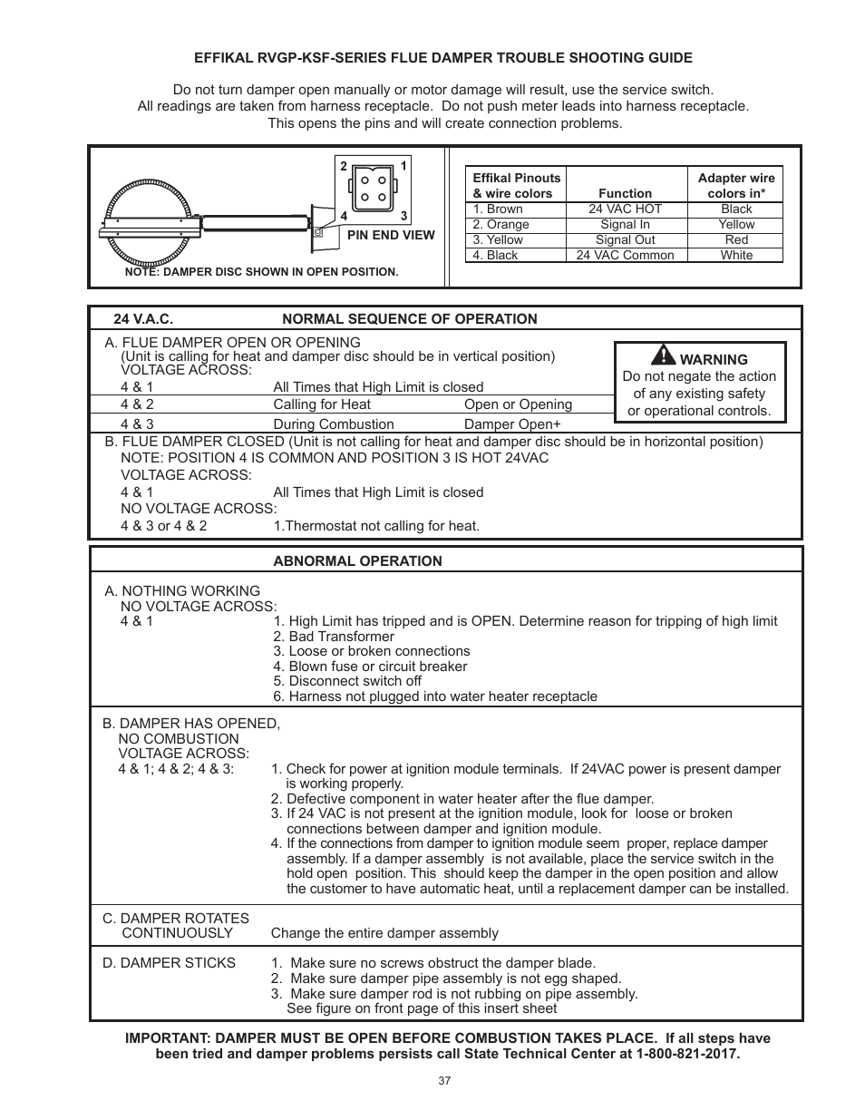 State SBD85 365NE A User Manual | Page 37 / 56