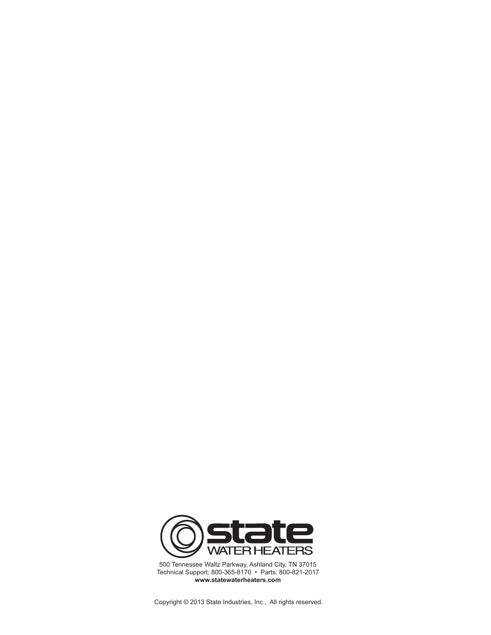 State SBD85 365NE A User Manual | Page 56 / 56