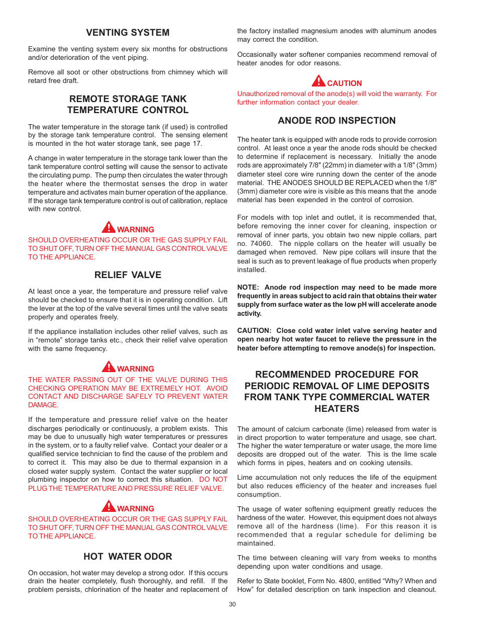 State SBD100 399NE A User Manual | Page 30 / 36
