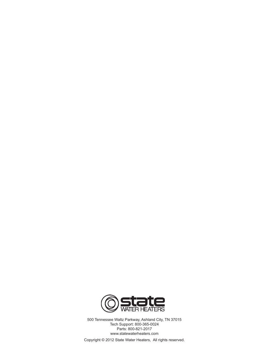 State SBL95 250NE A User Manual | Page 52 / 52