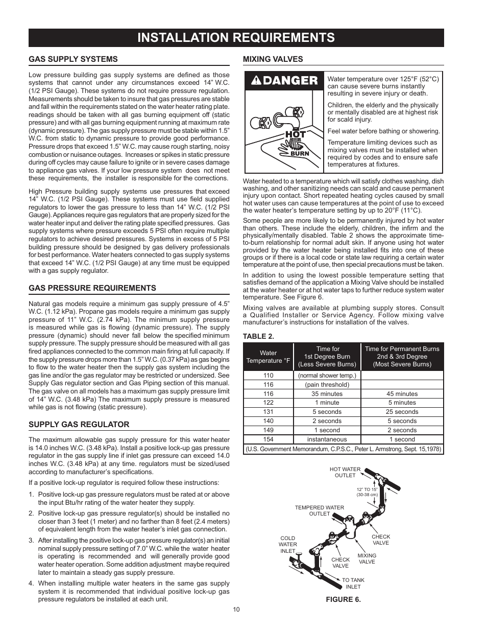 Installation requirements | State SBL100 76 NE User Manual | Page 10 / 36