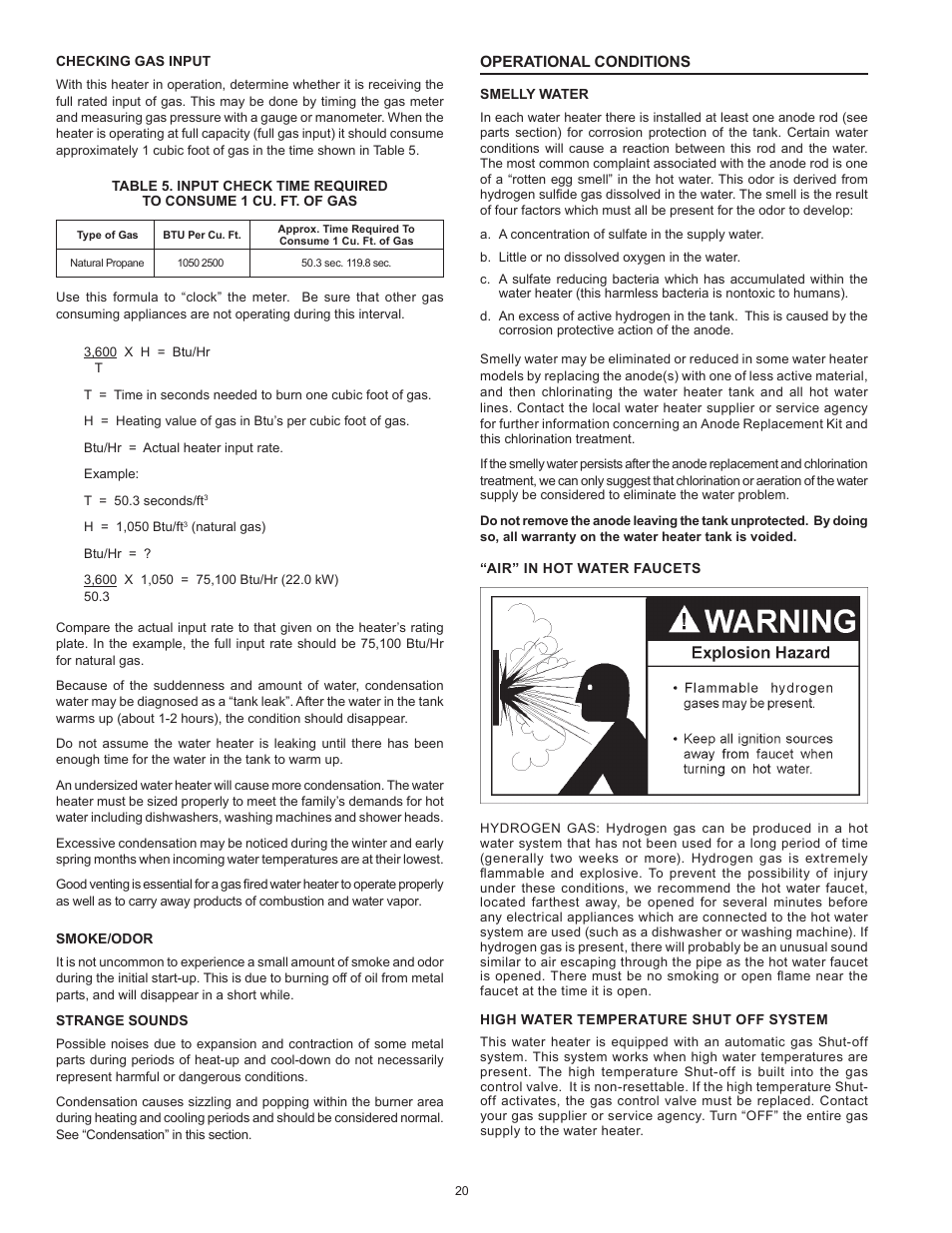 State SBL100 76 NE User Manual | Page 20 / 36