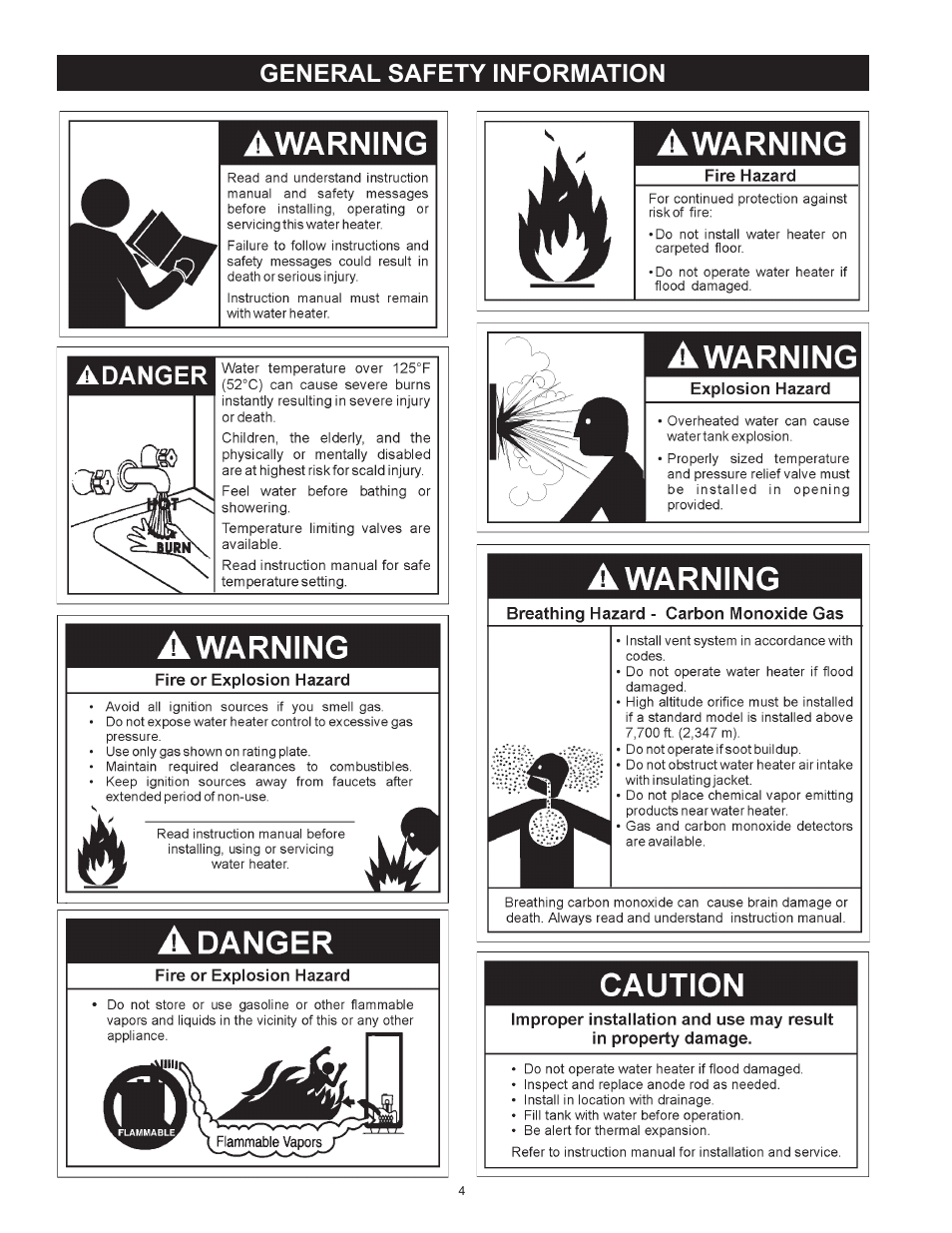 General safety information | State SBL100 76 NE User Manual | Page 4 / 36
