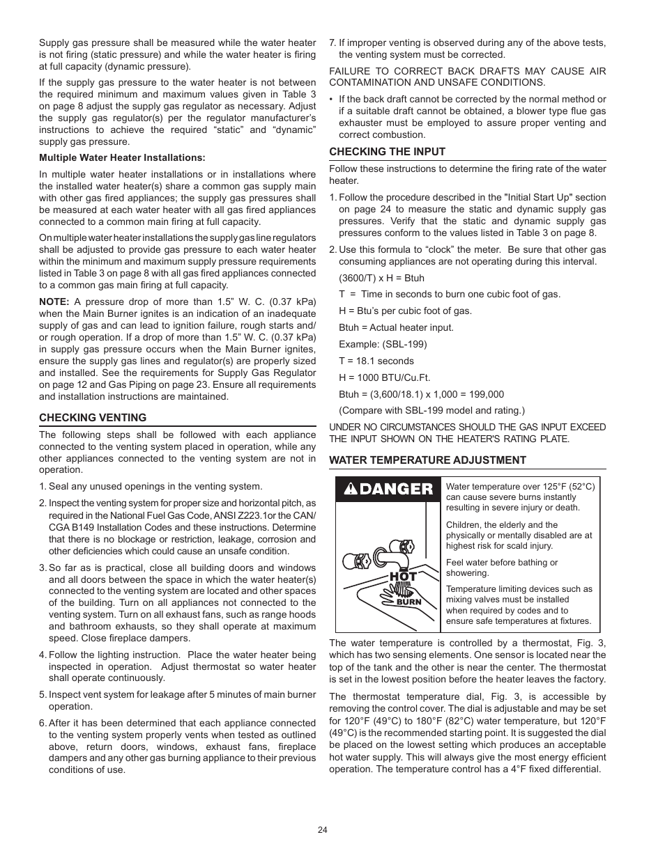 State SBL100 199 NE User Manual | Page 24 / 52