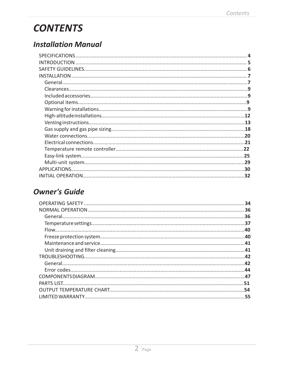 State GTS-510U-NE User Manual | Page 2 / 56