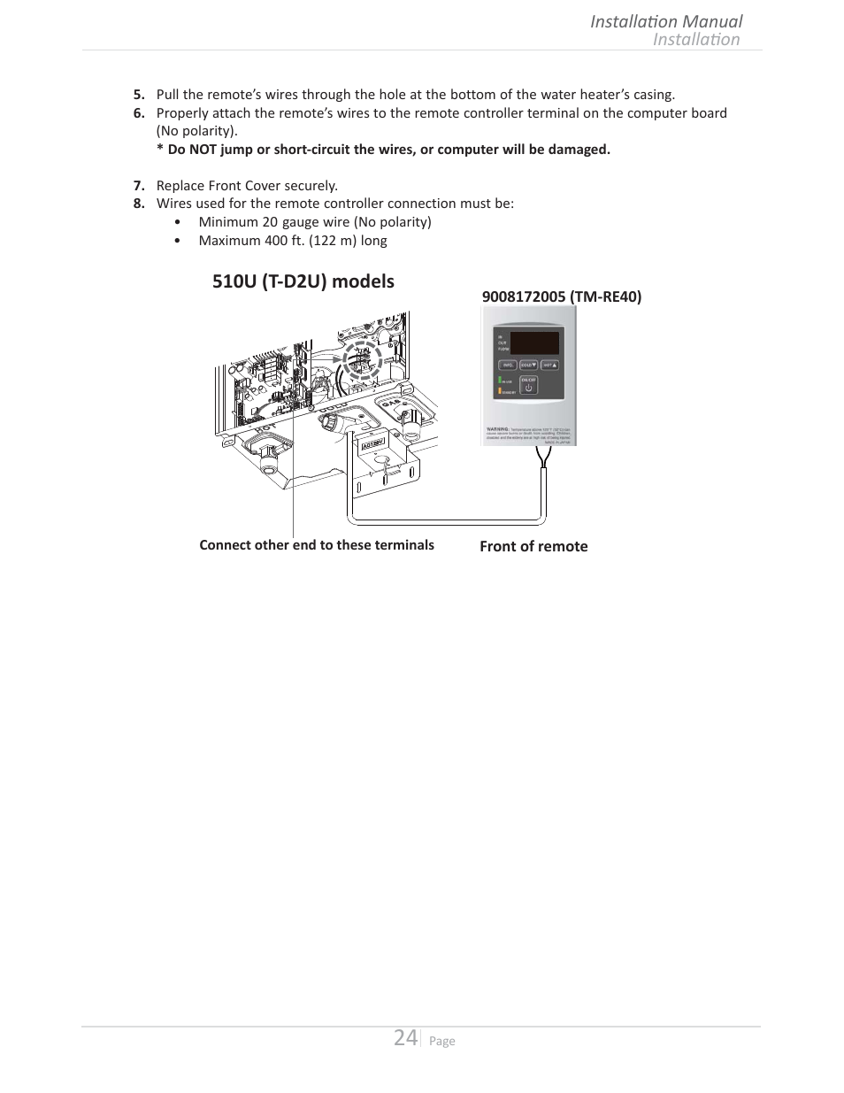 510u (t-d2u) models | State GTS-510U-NE User Manual | Page 24 / 56