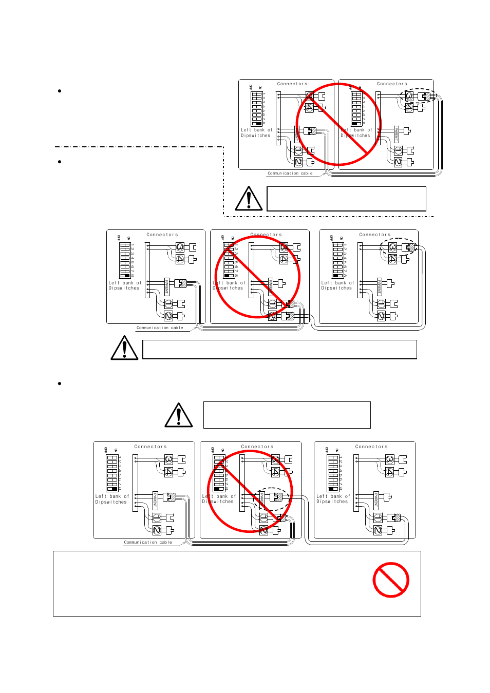 Parent, Connector of the “ child-1 ” unit to the, Wrong connection between the | Child-1, Unit and the, Child-2, Unit prohibited wrong connection between the, Unit wrong connection between the, Unit parent unit child-1 unit, Parent unit child-1 unit child-2 unit | State GTS-710-PIEA User Manual | Page 27 / 52