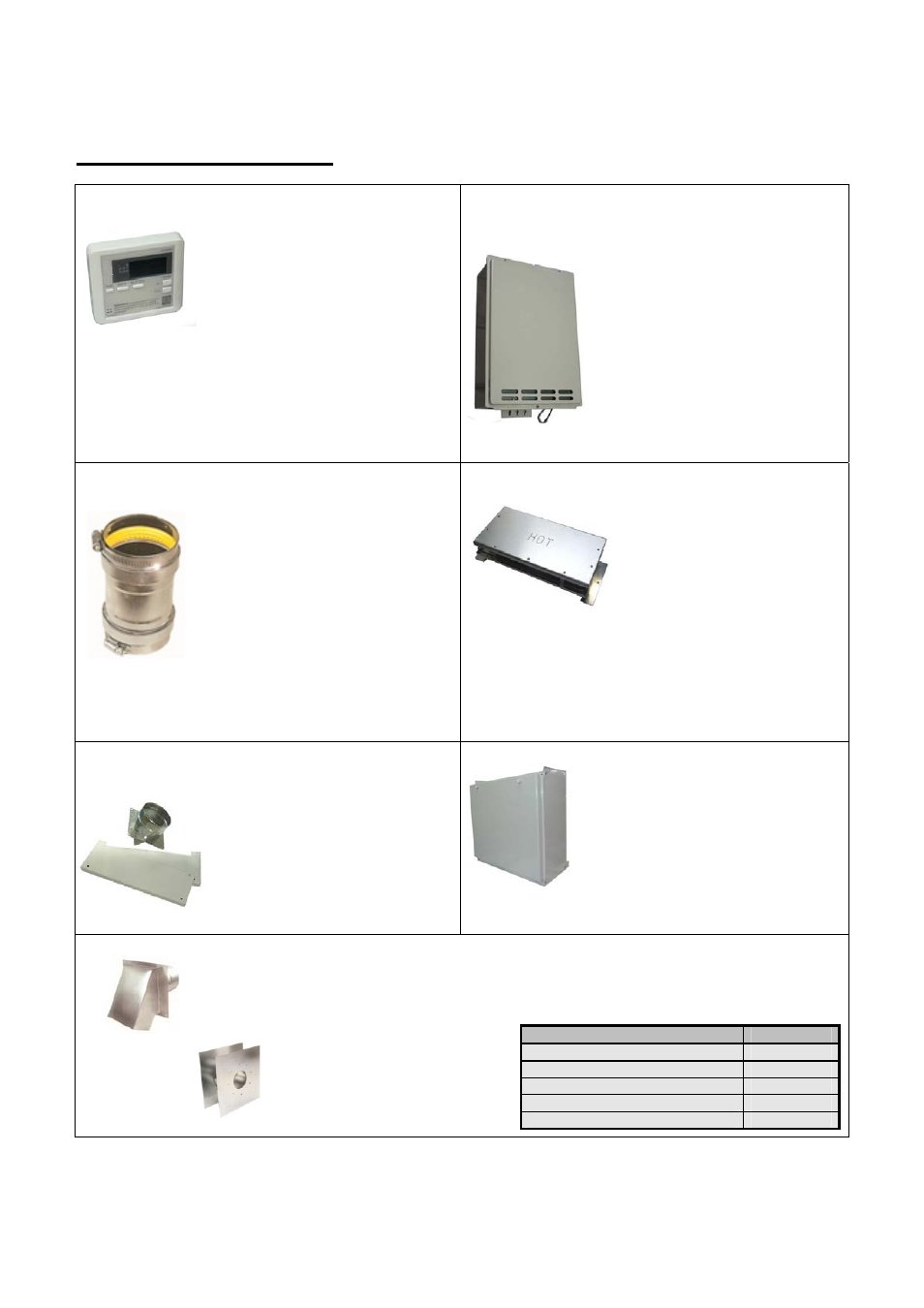 Optional items | State GTS-710-PIEA User Manual | Page 44 / 52
