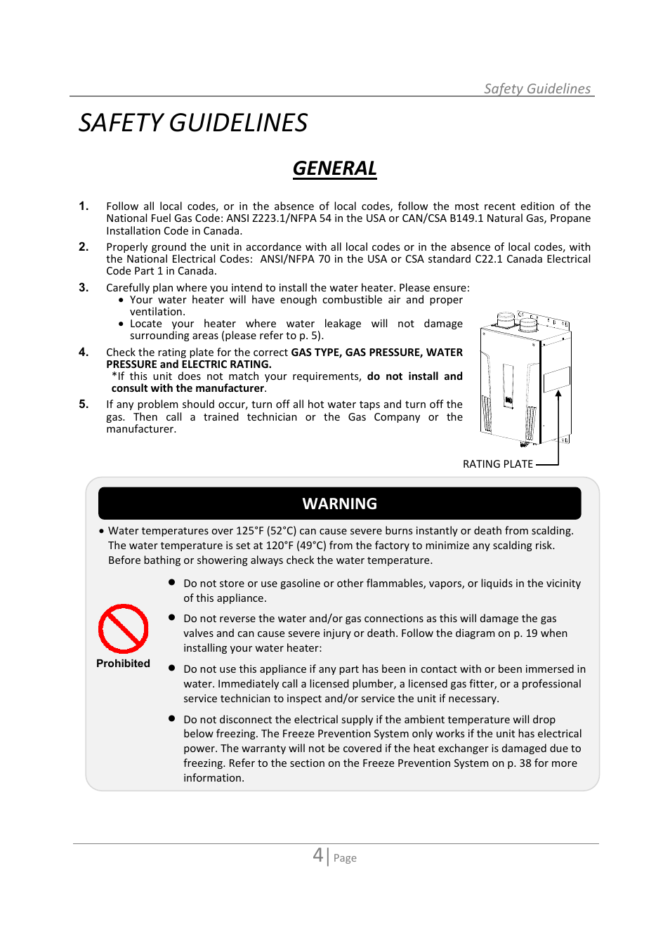 Safety guidelines, General, Warning | State 520 User Manual | Page 4 / 52