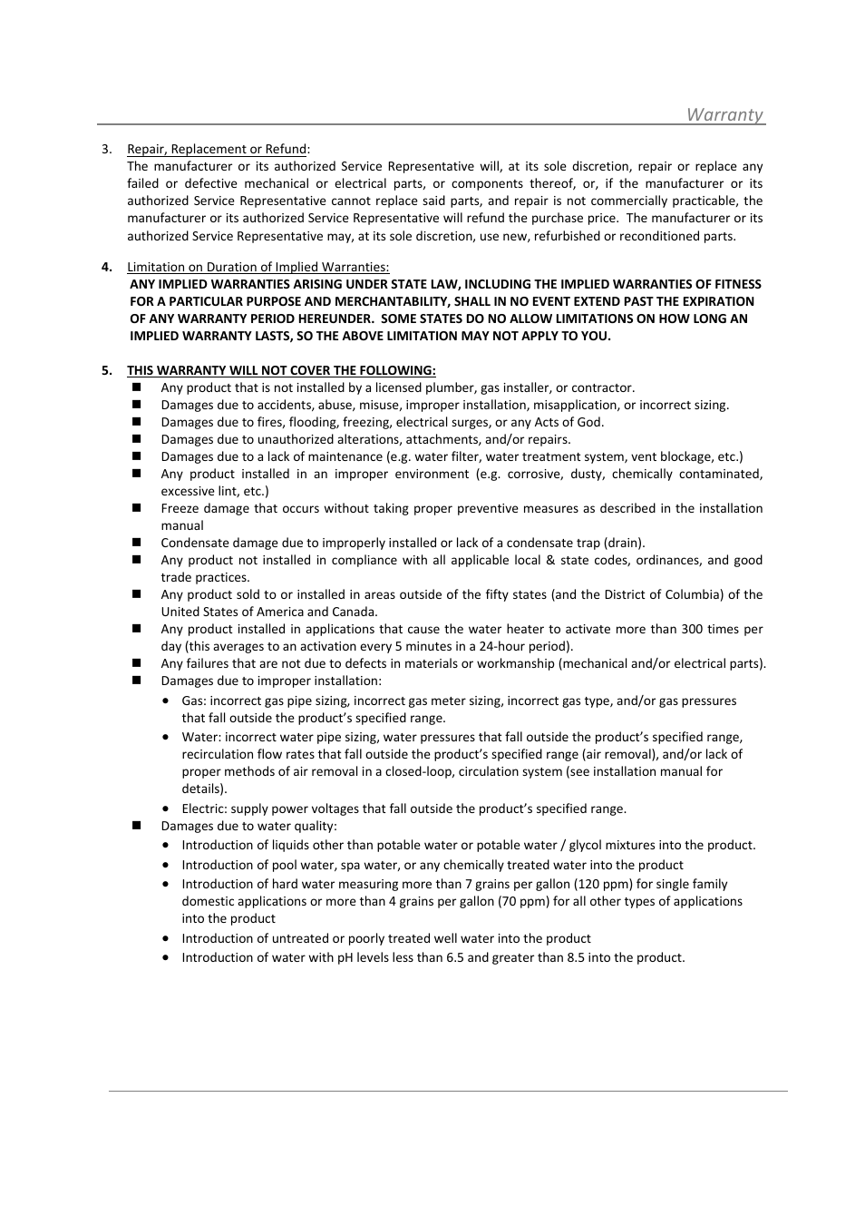 Warranty | State 520 User Manual | Page 52 / 52