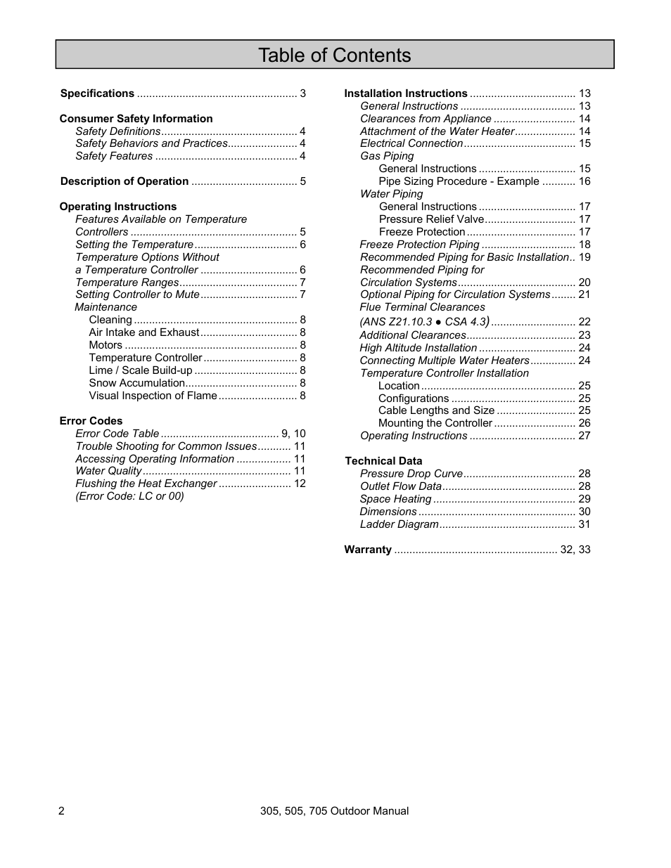 State 705 User Manual | Page 2 / 36