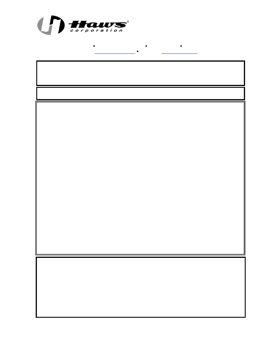 Haws 5010.6427SS User Manual | 4 pages