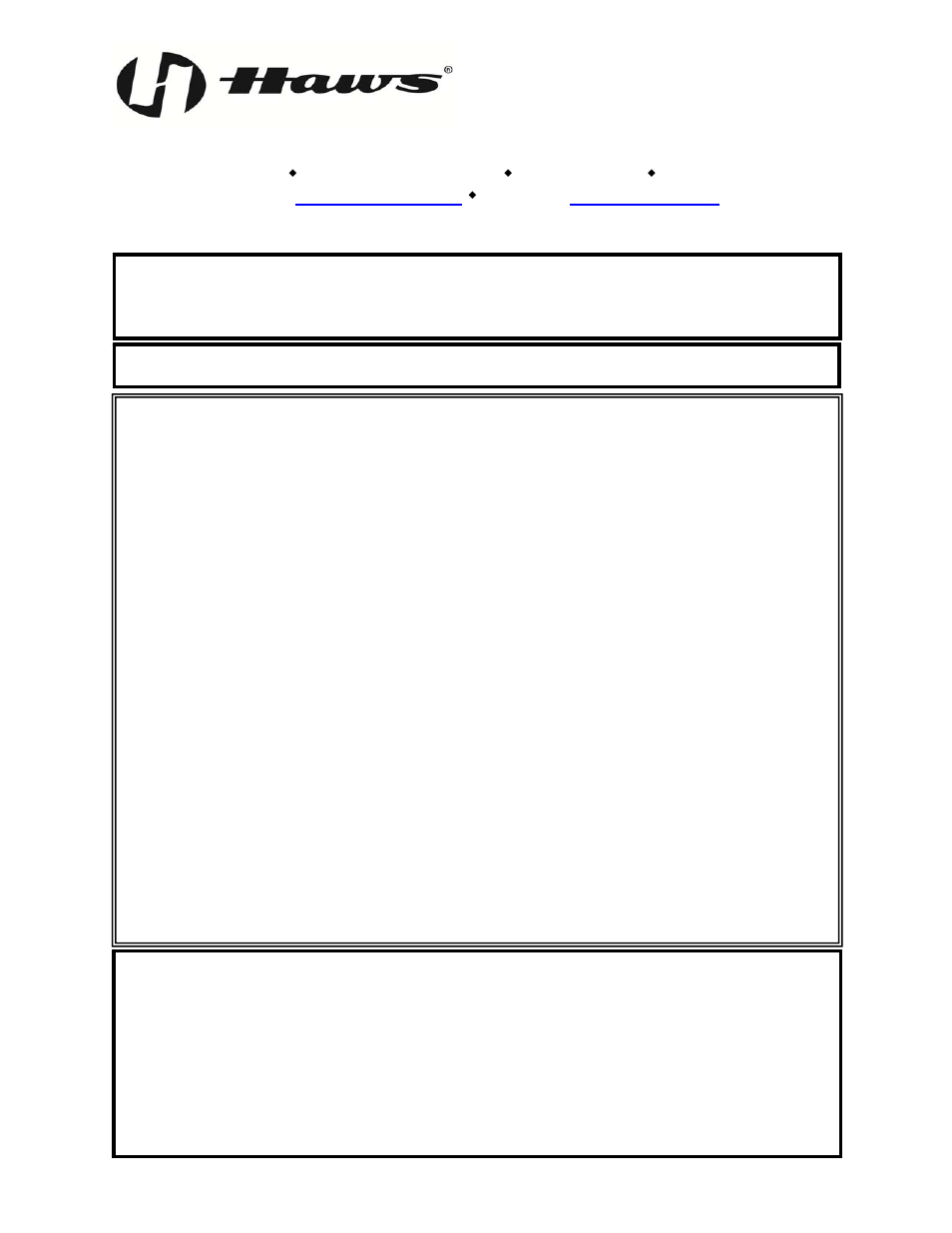 Haws 8317 User Manual | 5 pages