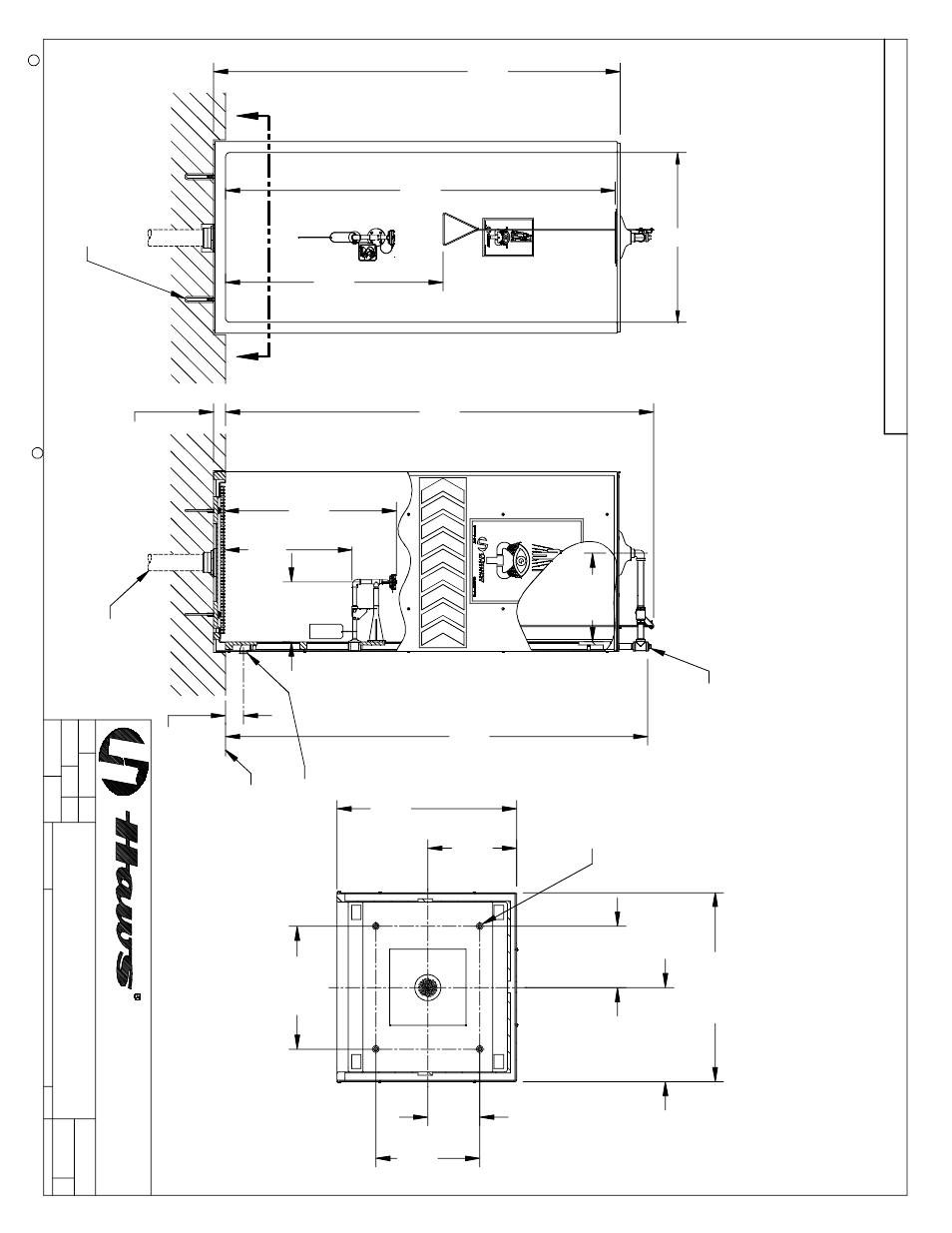 As e ct io n a- a m o un t in g de t a il, Page, 4 of 4 | Haws 8605WC User Manual | Page 4 / 4