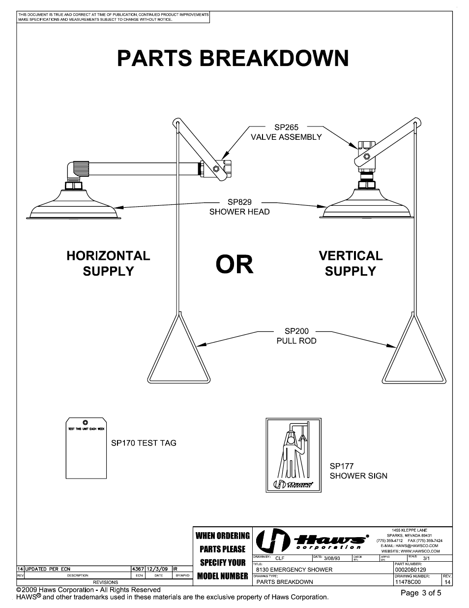 Haws 8130 User Manual | Page 3 / 5