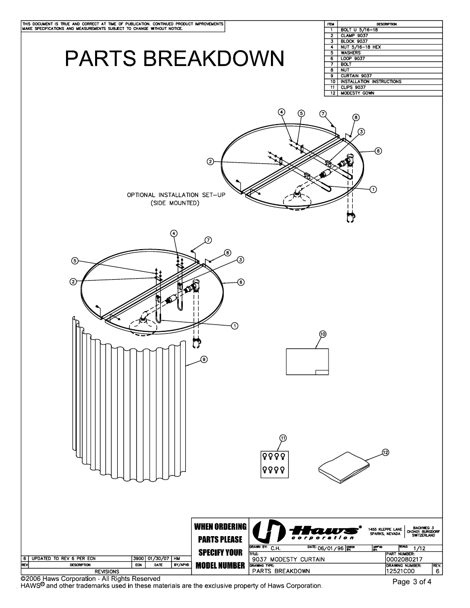 Haws 9037 User Manual | Page 3 / 4