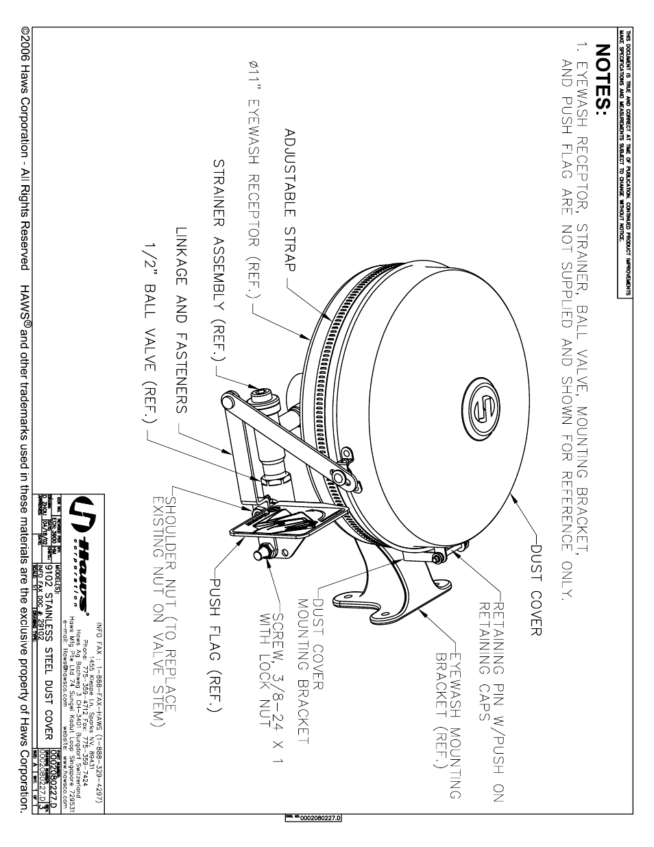 Haws 9102 User Manual | Page 3 / 3