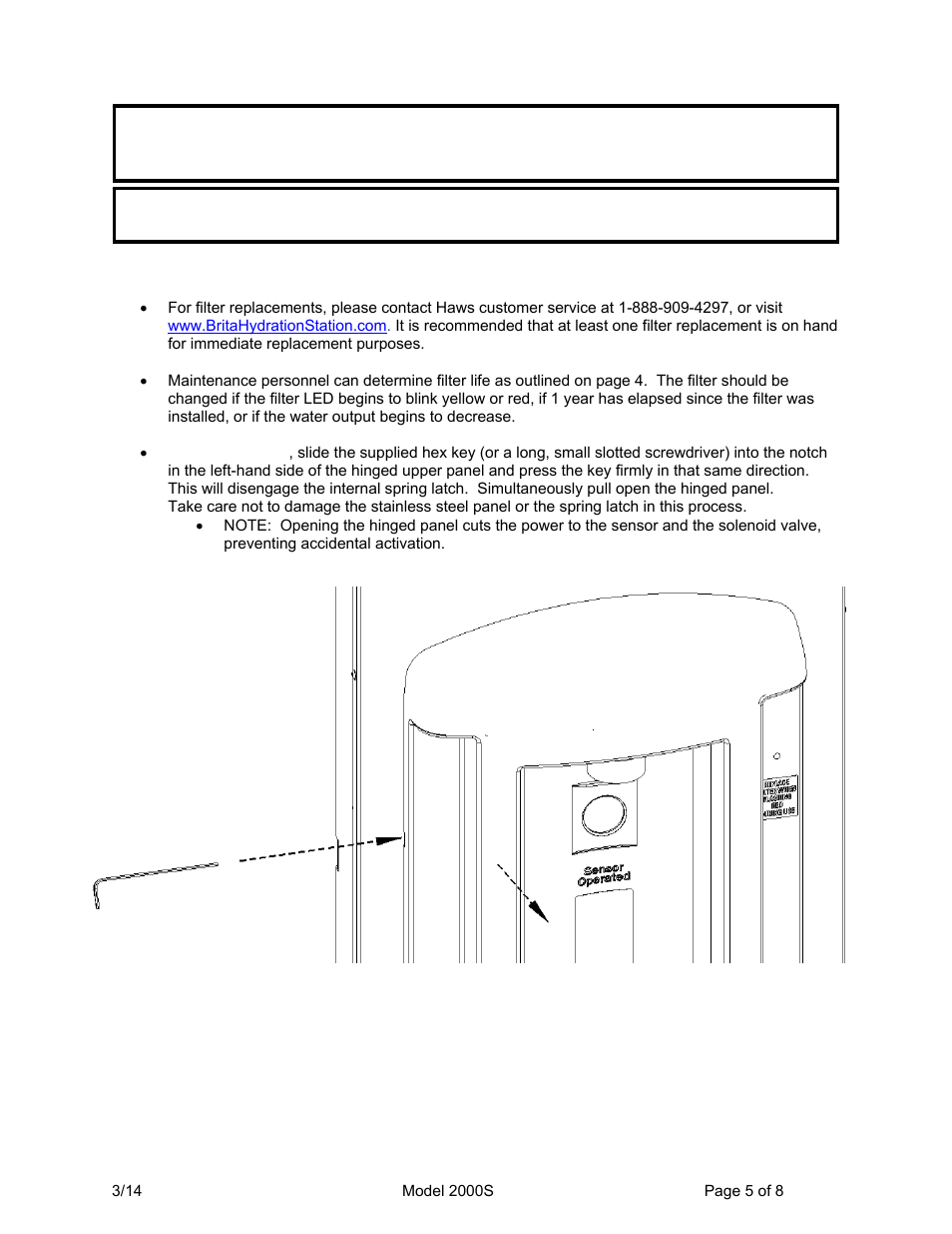 Haws 2000S User Manual | Page 5 / 8