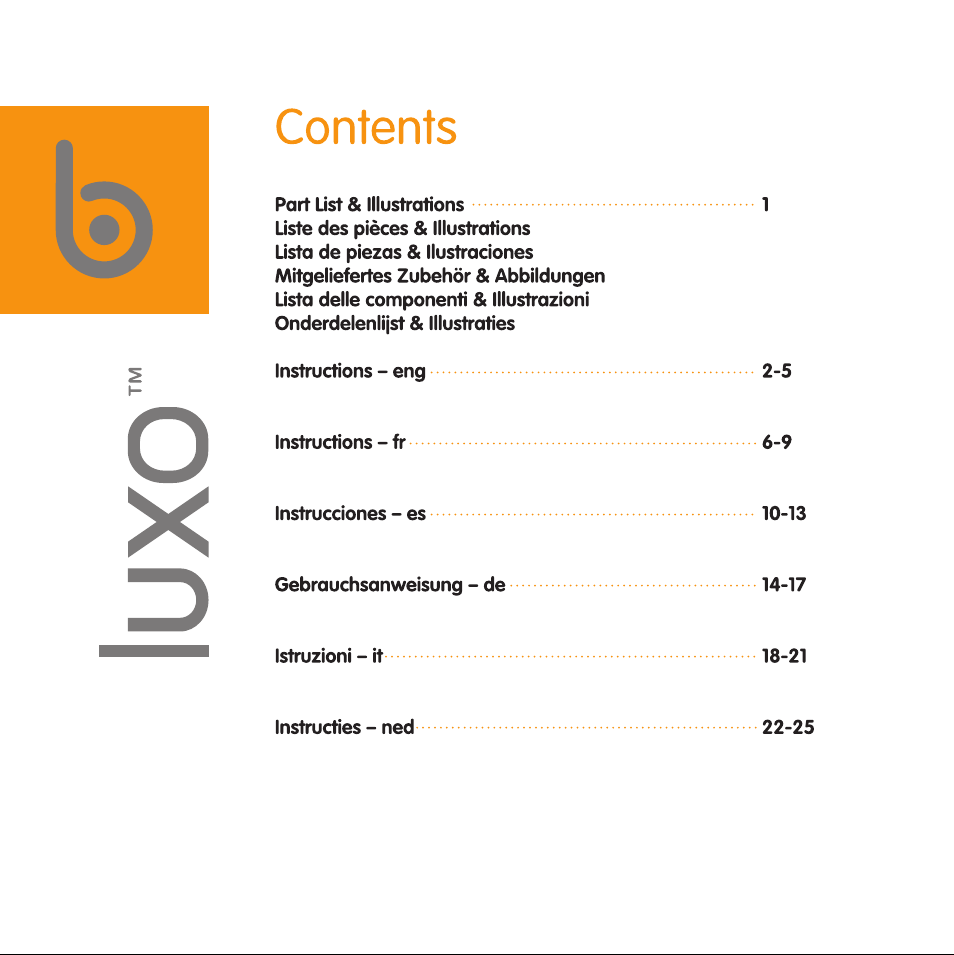 bloom luxo dresser User Manual | Page 3 / 28