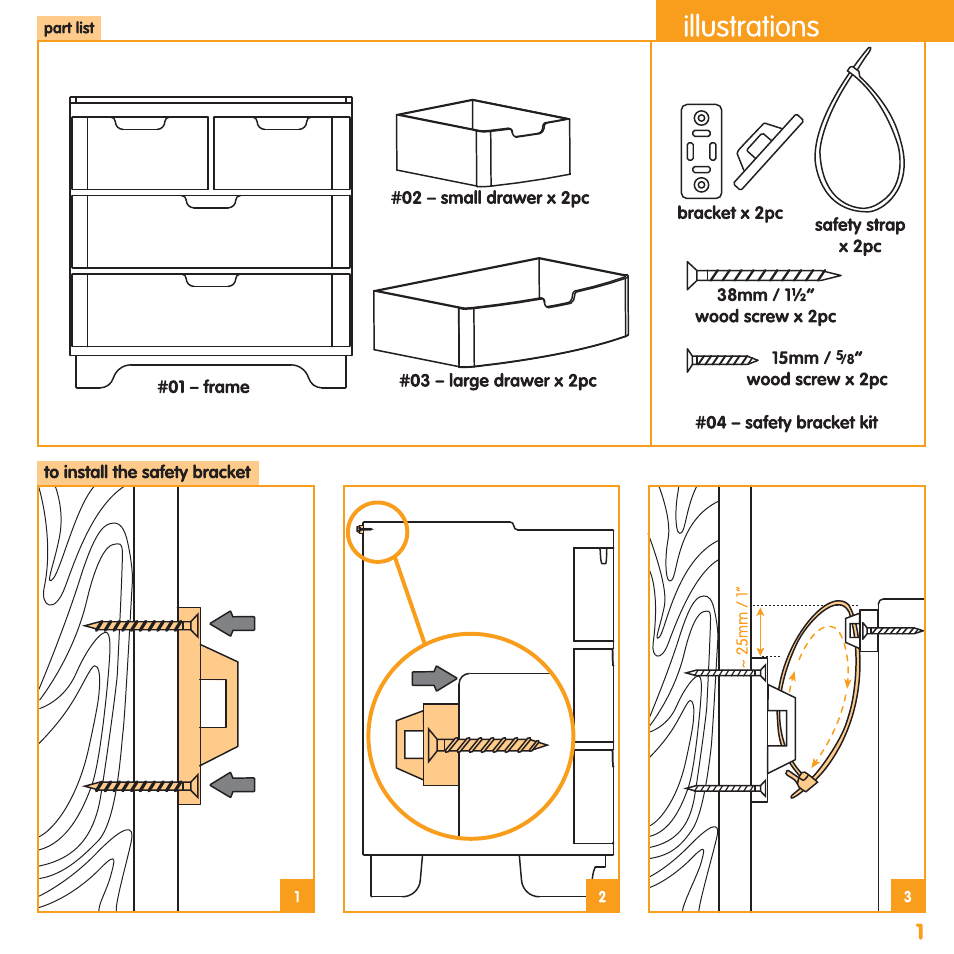 bloom luxo dresser User Manual | Page 4 / 28