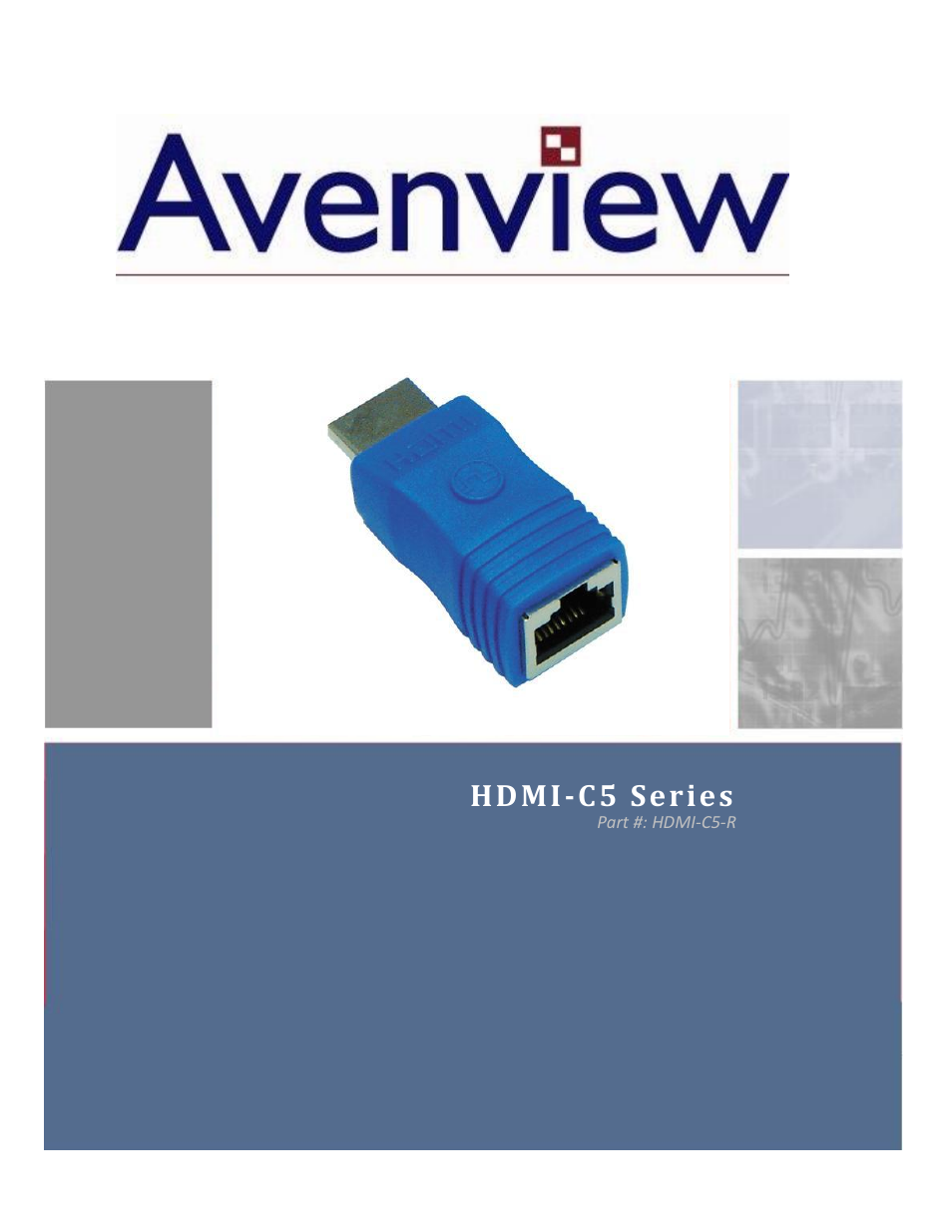 Avenview HDMI-C5-R User Manual | 4 pages