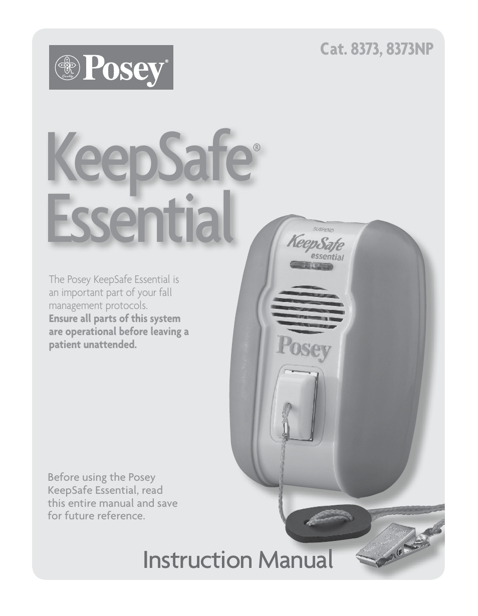 Posey KeepSafe® Essential User Manual | 24 pages