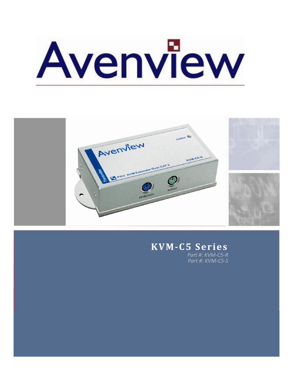 Avenview KVM-C5 Series User Manual | 6 pages