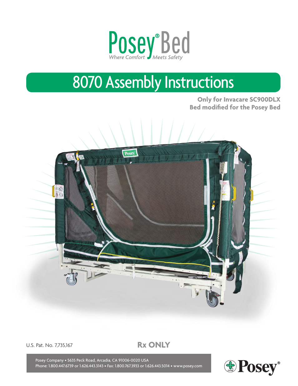 Posey Bed 8070 User Manual | 28 pages