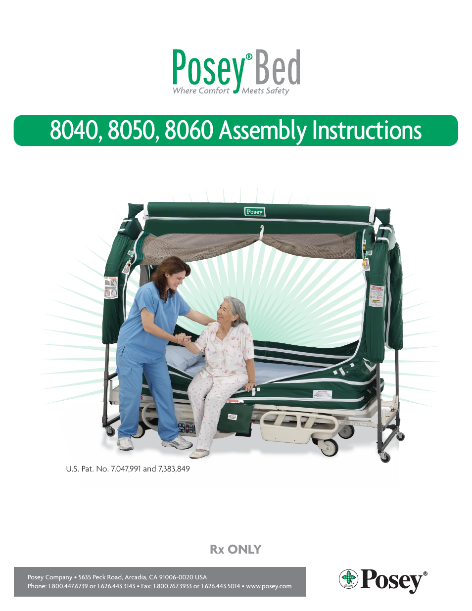 Posey Bed 8060 User Manual | 28 pages