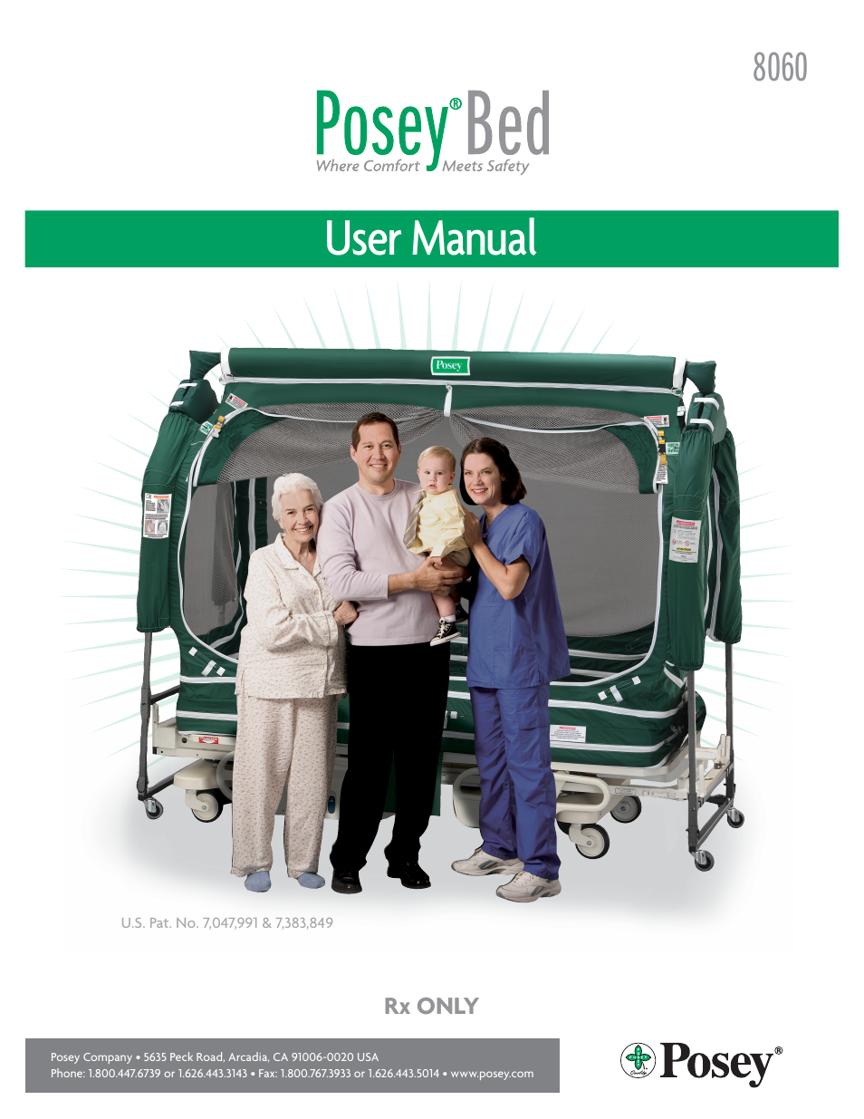 Posey Bed 8060 User Manual | 40 pages