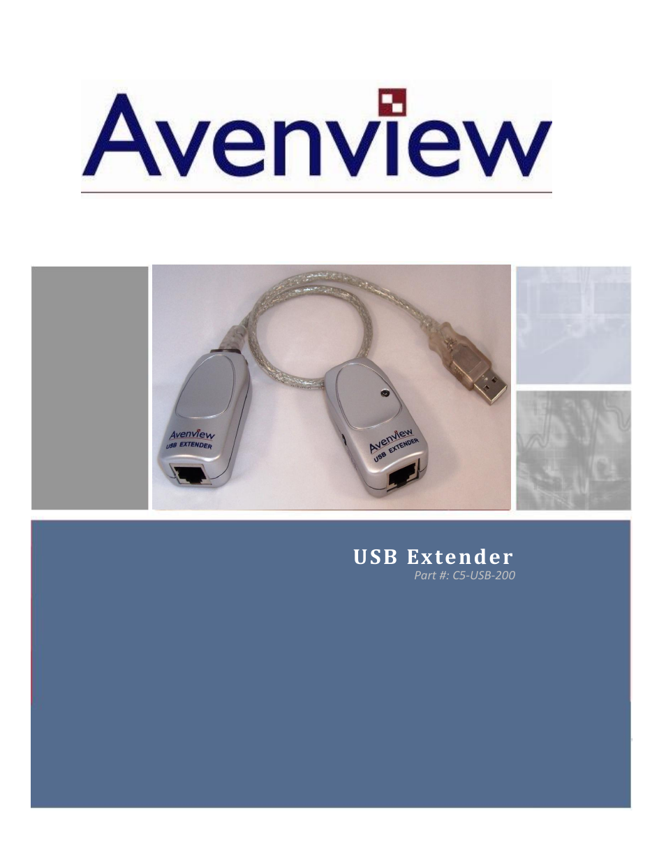 Avenview C5-USB-200 User Manual | 4 pages
