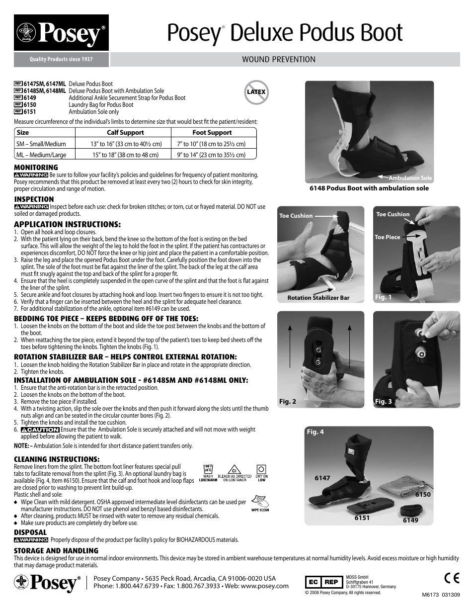 Posey Deluxe Podus Boot User Manual | 1 page