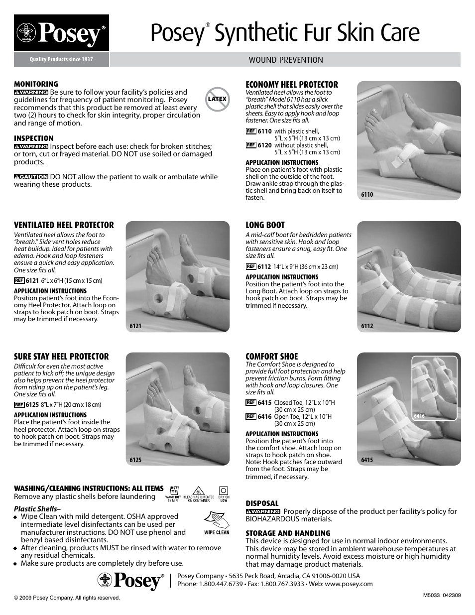 Posey Long Boots User Manual | 1 page