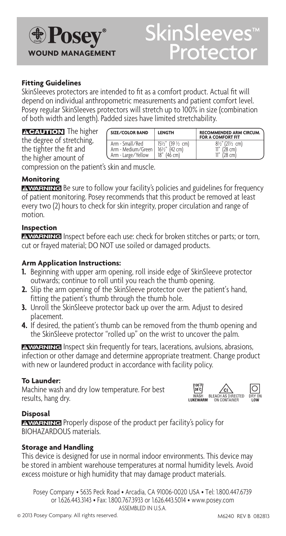 Skinsleeves, Protector | Posey Gel Pad SkinSleeves™ Protector User Manual | Page 2 / 2