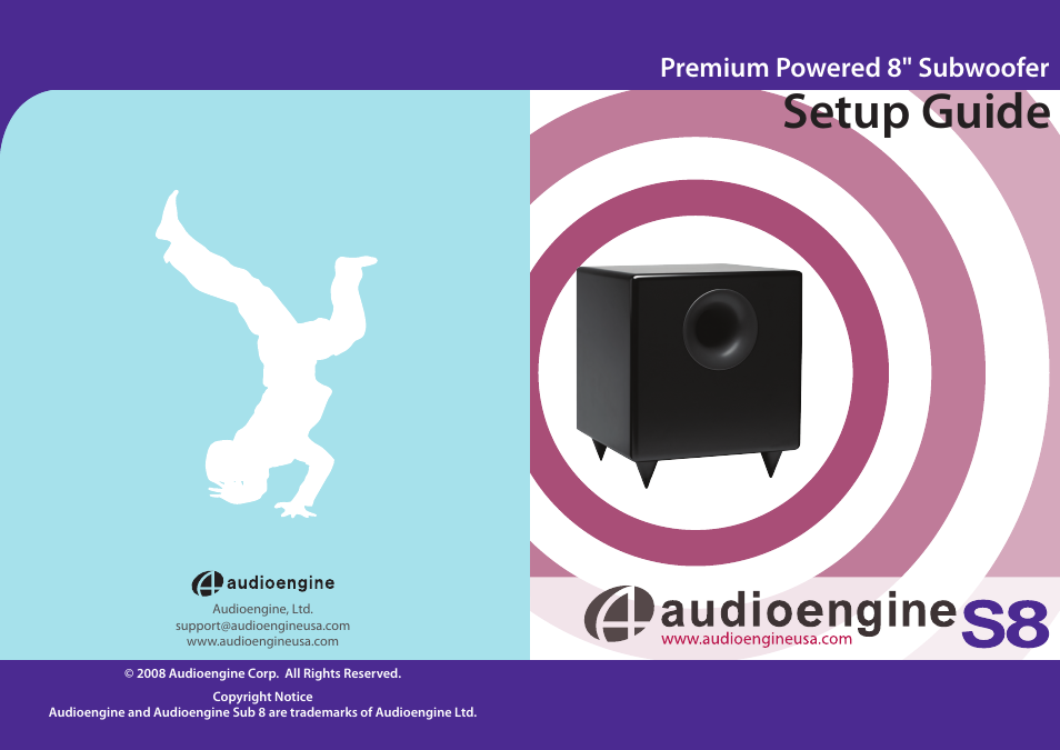 AudioEngine AS8 User Manual | 10 pages