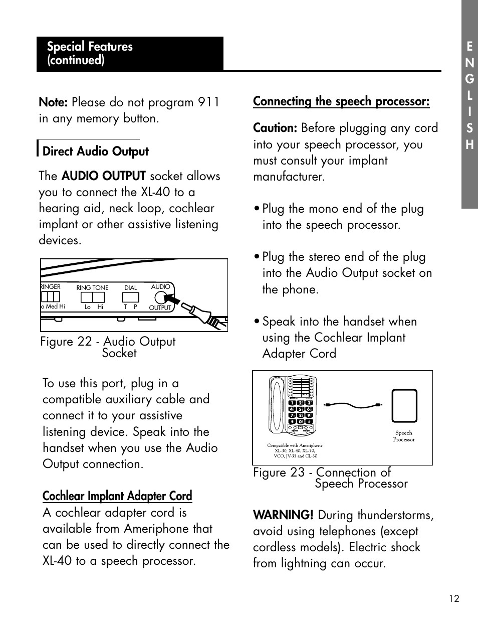 Ameriphone XL-40 User Manual | Page 18 / 88