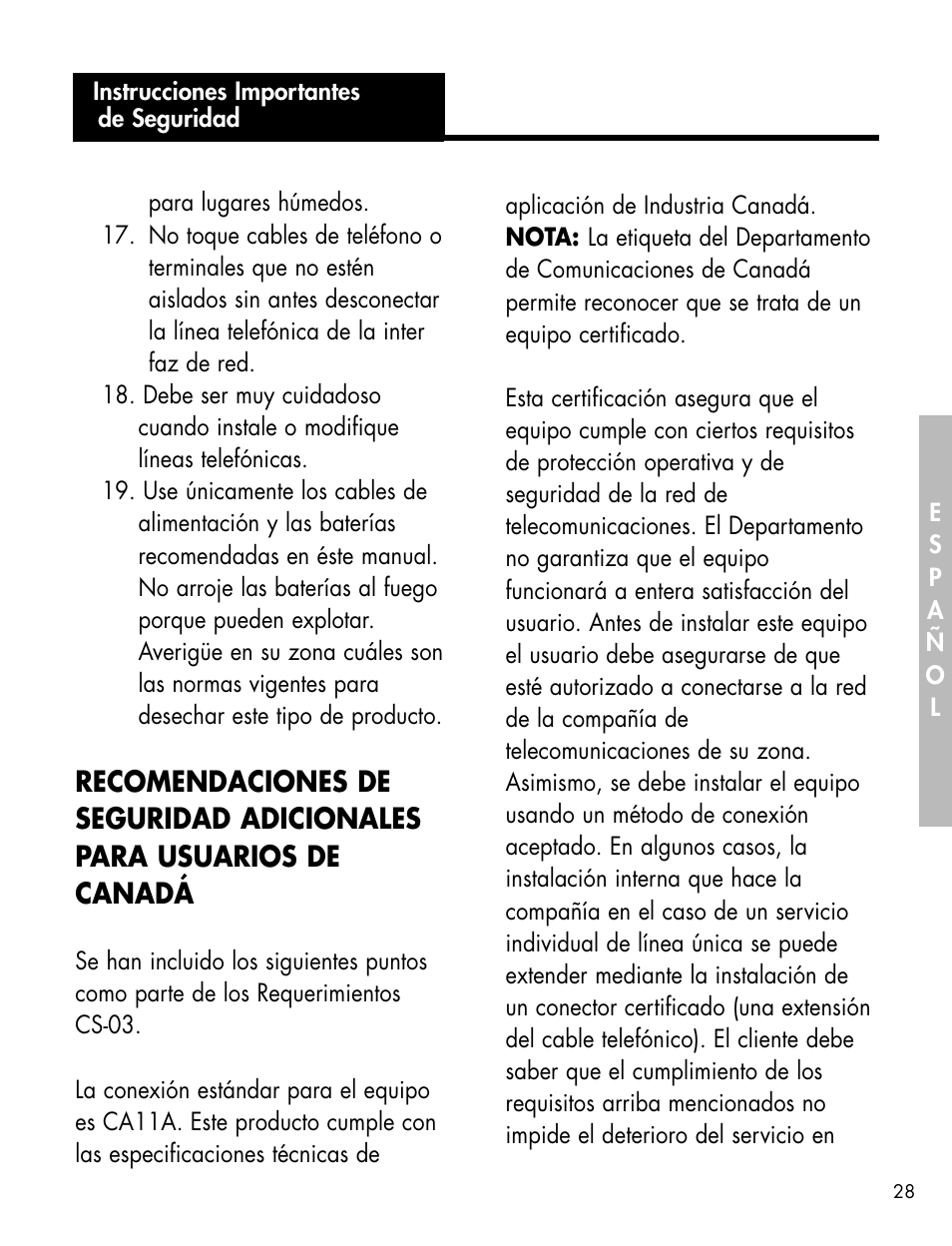 Ameriphone XL-40 User Manual | Page 34 / 88