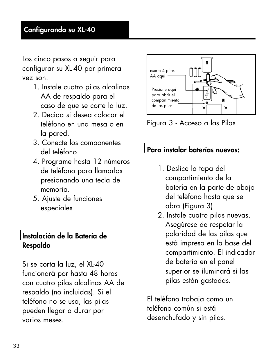 Ameriphone XL-40 User Manual | Page 39 / 88