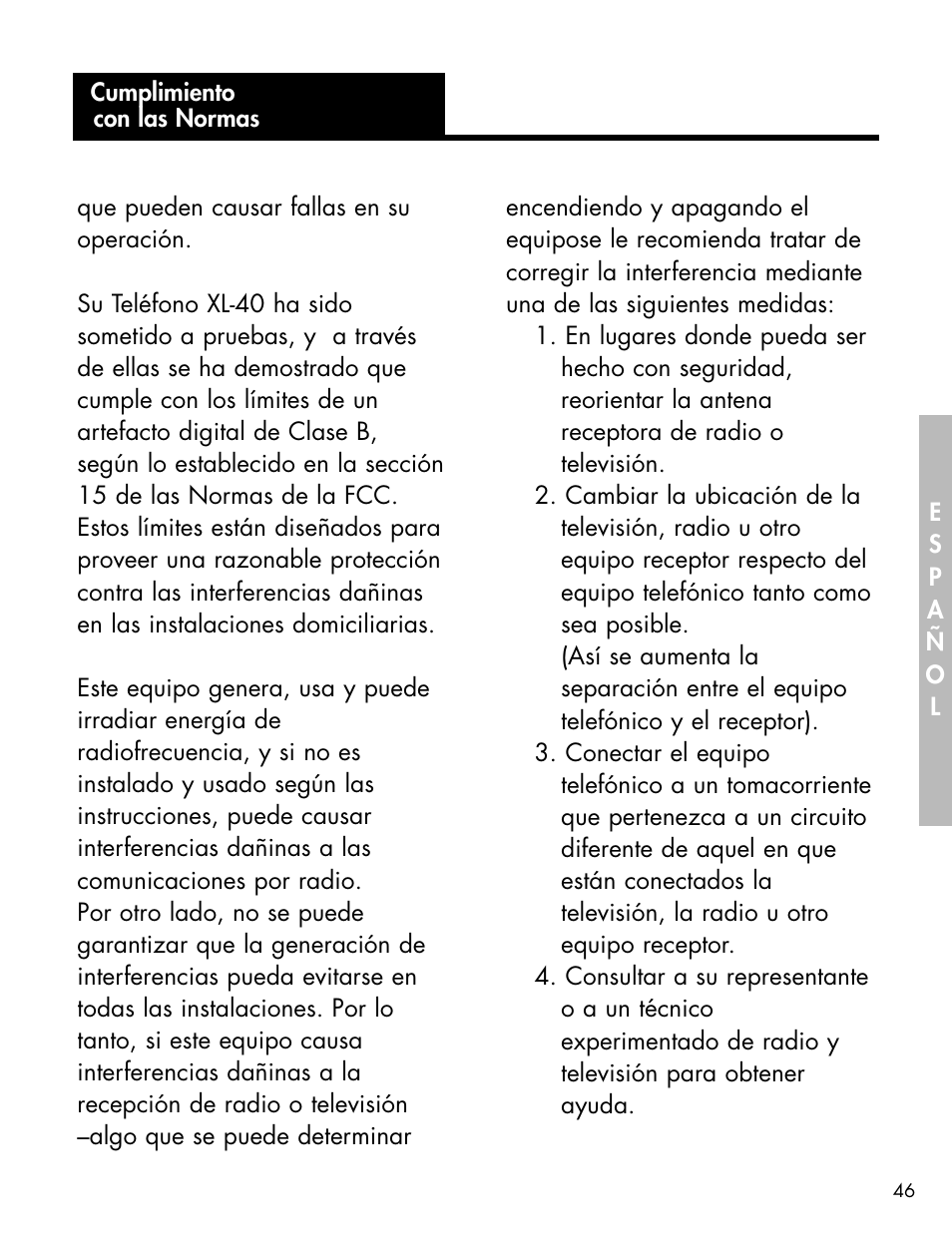 Ameriphone XL-40 User Manual | Page 52 / 88