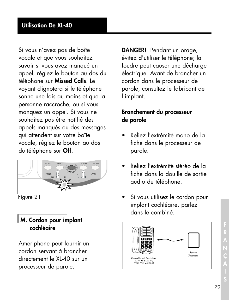 Ameriphone XL-40 User Manual | Page 76 / 88