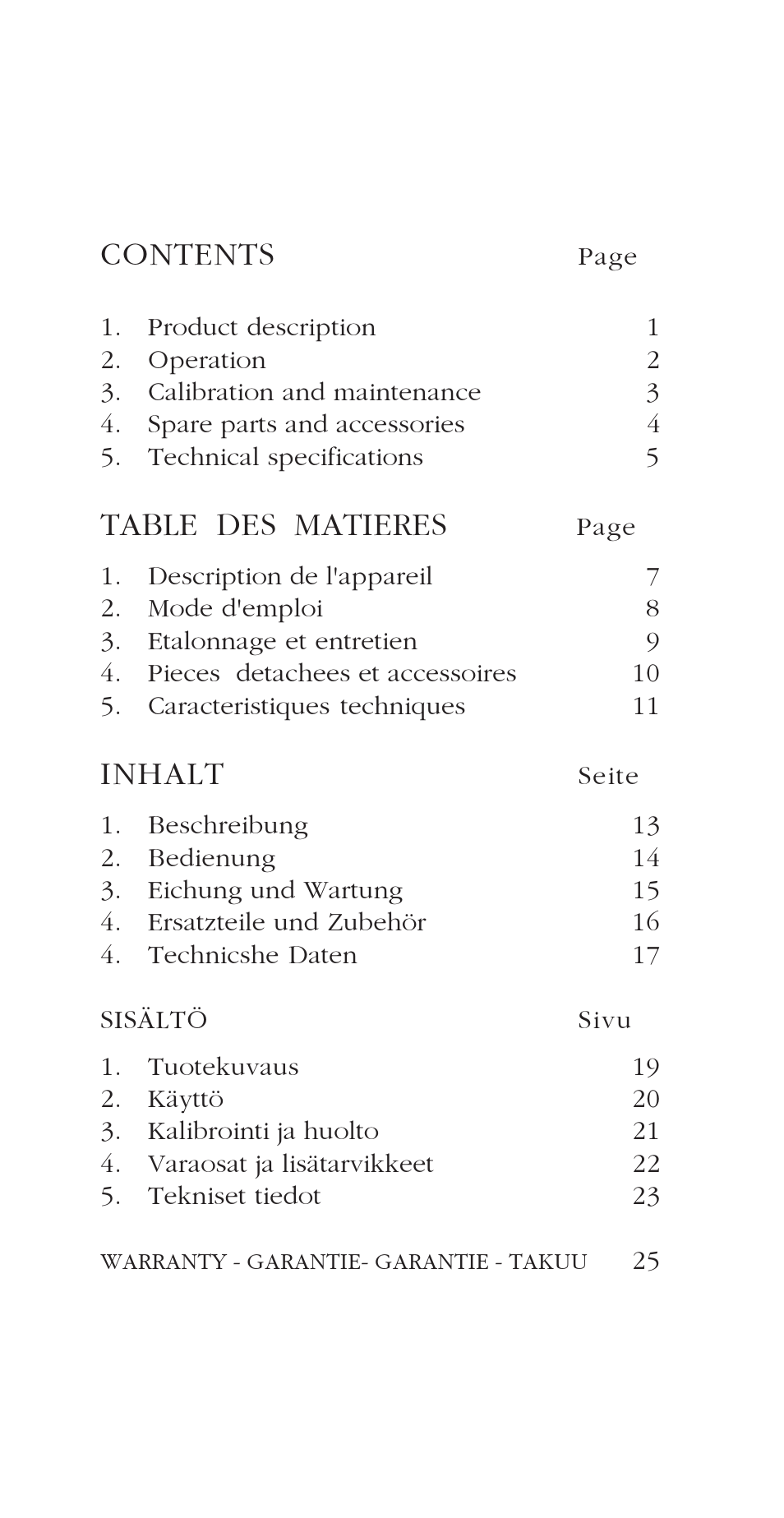 Vaisala HM34 User Manual | Page 2 / 30