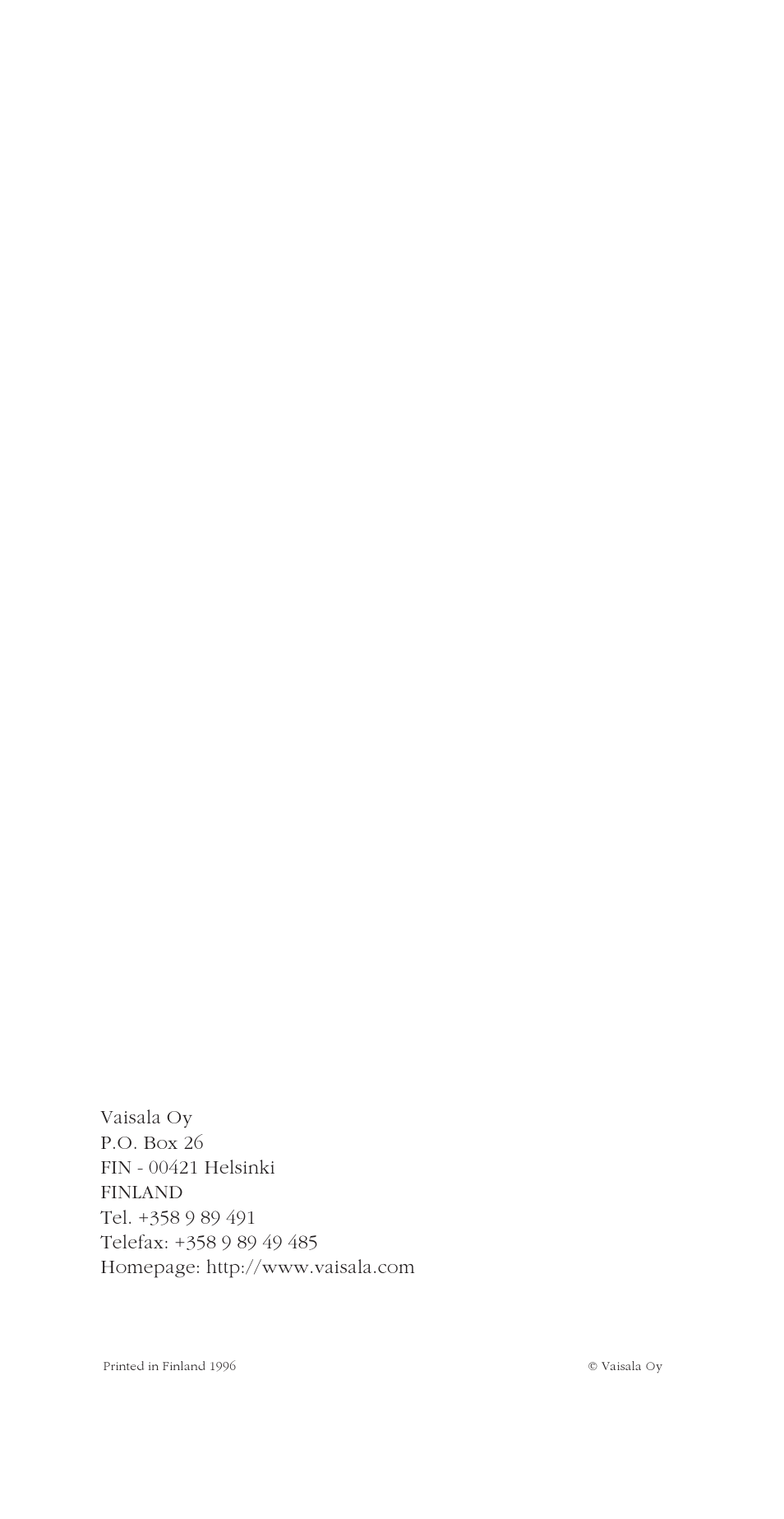 Vaisala HM34 User Manual | Page 28 / 30