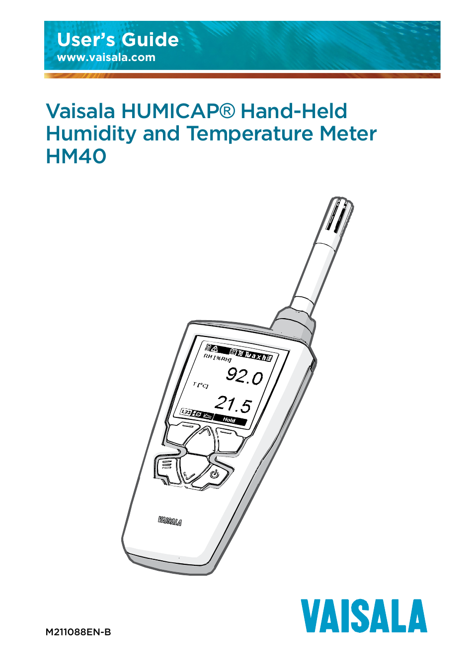 Vaisala HM40 User Manual | 47 pages