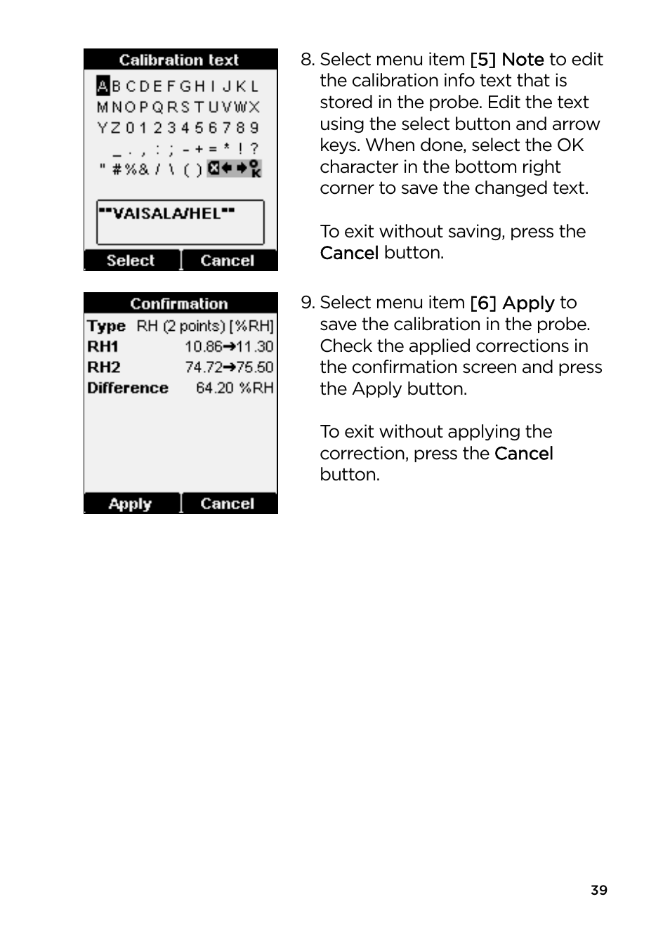 Vaisala HM40 User Manual | Page 40 / 47