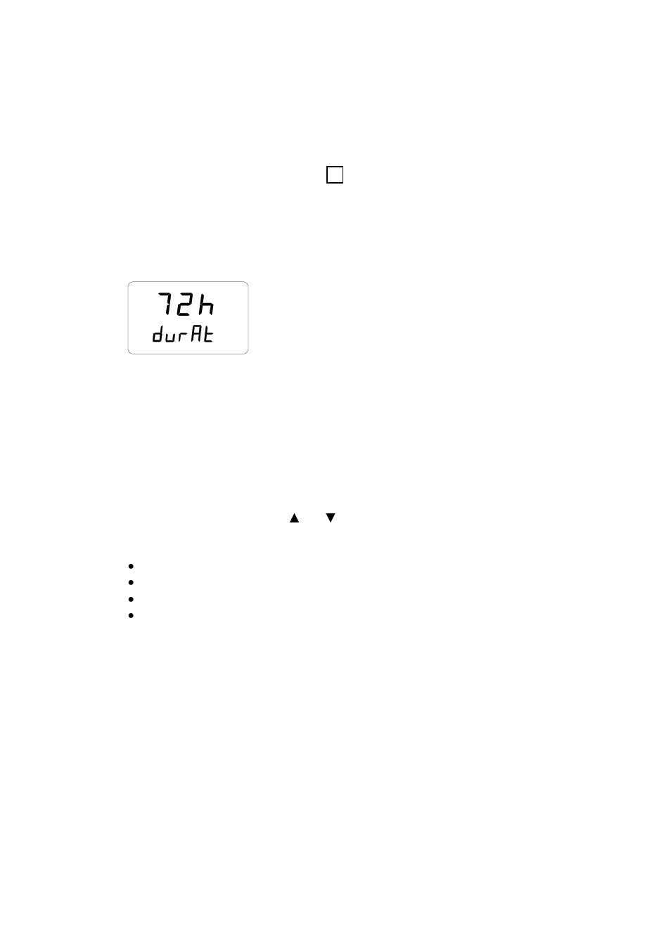 Automatic data collecting mode rec auto, Setting the measurement duration, Automatic data collecting mode | Rec auto | Vaisala HM44 User Manual | Page 24 / 52