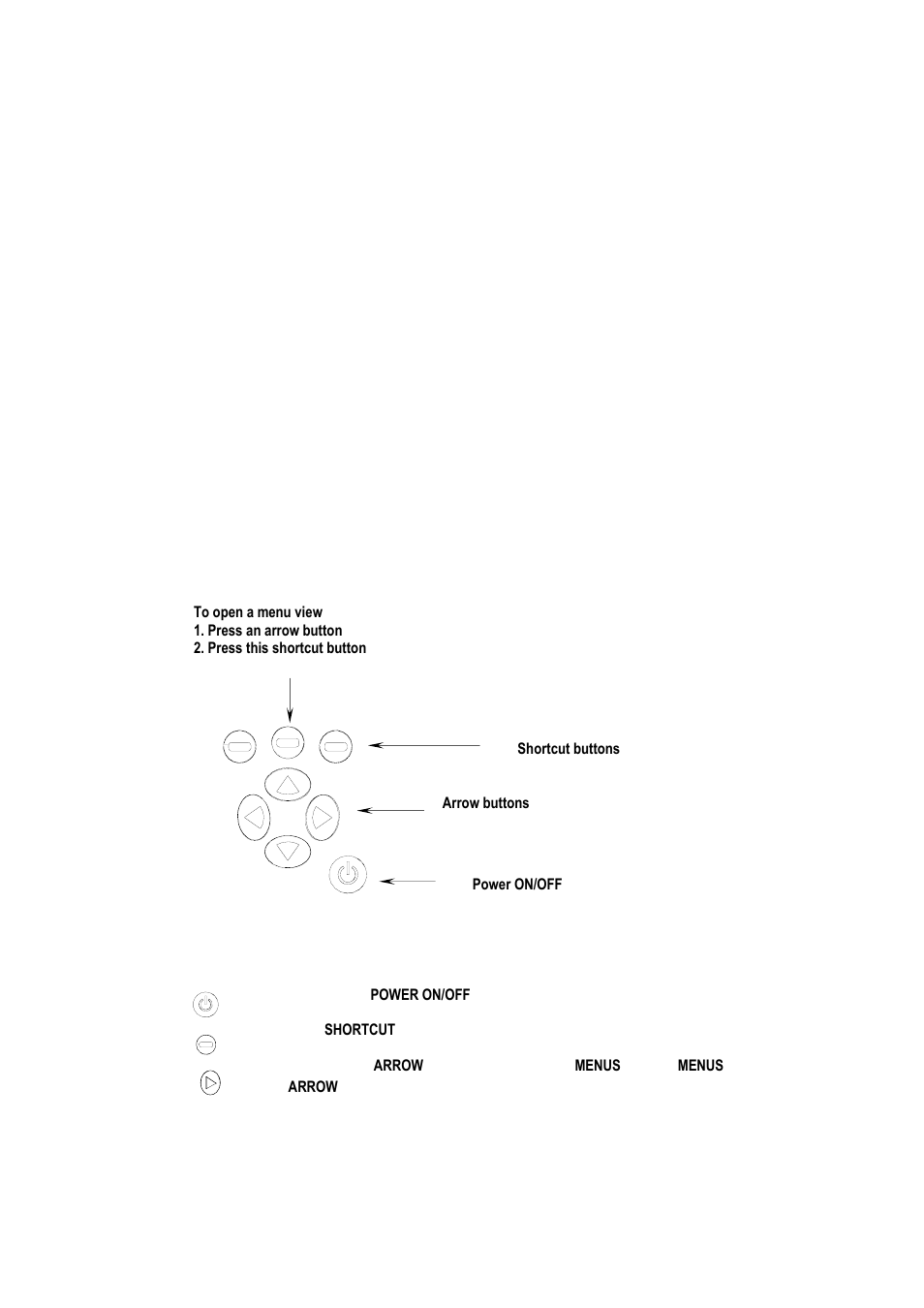 Buttons, displays and menus, Buttons and navigation, Chapter 5 | Vaisala HM70 User Manual | Page 19 / 83