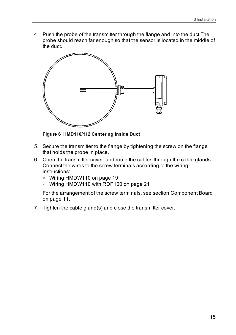 Vaisala HMDW110 User Manual | Page 17 / 62